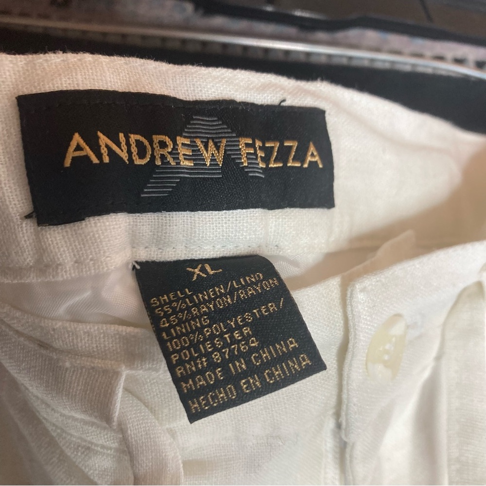 Andrew Fezza linen NWT wide leg pants - Picture 3 of 4